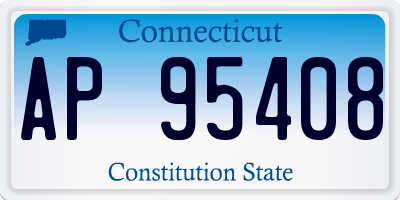 CT license plate AP95408