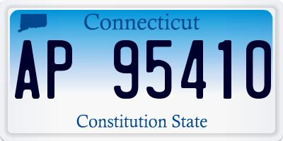 CT license plate AP95410