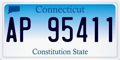 CT license plate AP95411