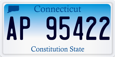 CT license plate AP95422