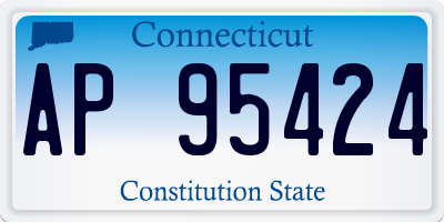 CT license plate AP95424