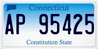 CT license plate AP95425