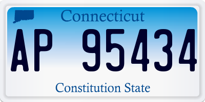 CT license plate AP95434