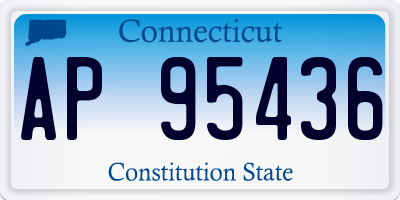 CT license plate AP95436