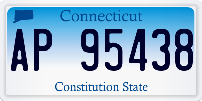 CT license plate AP95438