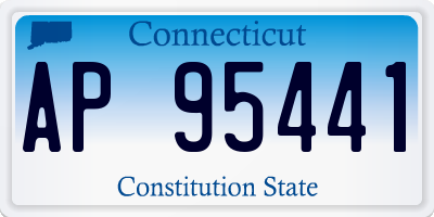 CT license plate AP95441