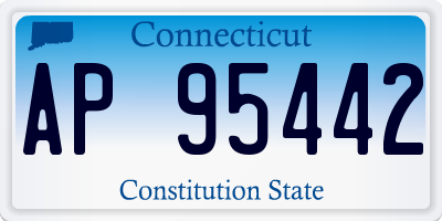 CT license plate AP95442