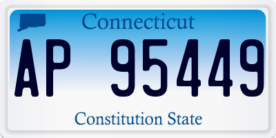 CT license plate AP95449