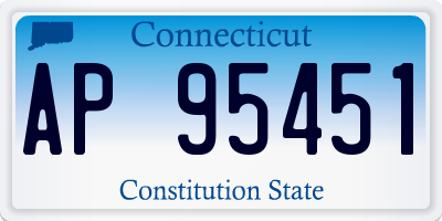 CT license plate AP95451