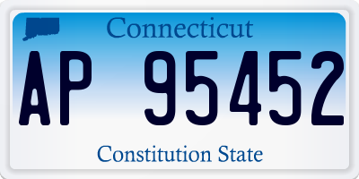 CT license plate AP95452