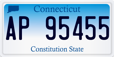 CT license plate AP95455