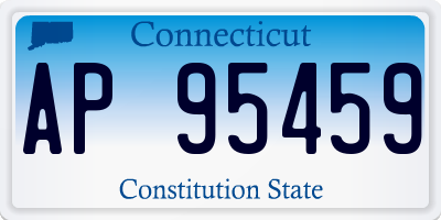 CT license plate AP95459