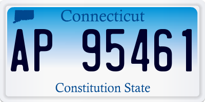 CT license plate AP95461