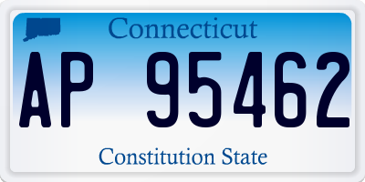 CT license plate AP95462
