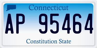 CT license plate AP95464