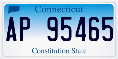 CT license plate AP95465