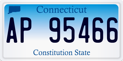 CT license plate AP95466