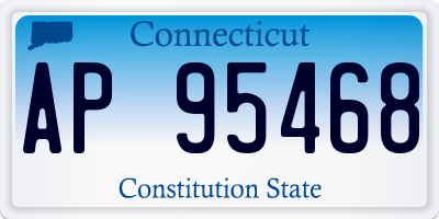 CT license plate AP95468