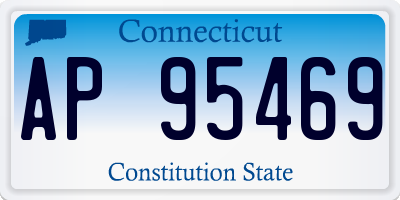 CT license plate AP95469