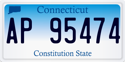 CT license plate AP95474