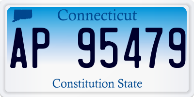 CT license plate AP95479