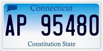 CT license plate AP95480