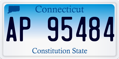 CT license plate AP95484