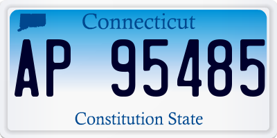 CT license plate AP95485