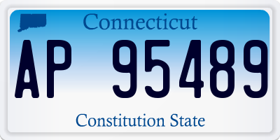 CT license plate AP95489