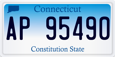 CT license plate AP95490