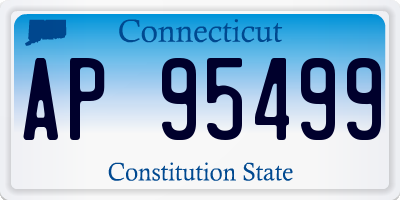 CT license plate AP95499