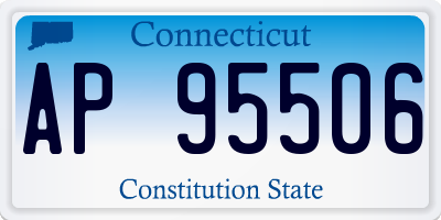 CT license plate AP95506