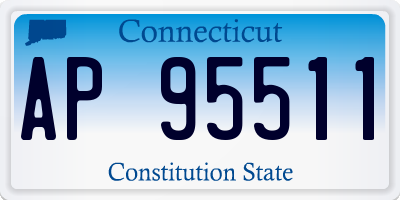 CT license plate AP95511