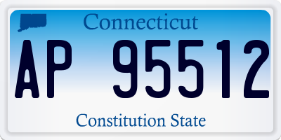 CT license plate AP95512