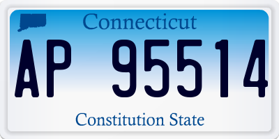 CT license plate AP95514