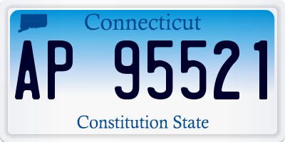 CT license plate AP95521