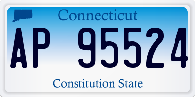 CT license plate AP95524
