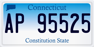 CT license plate AP95525