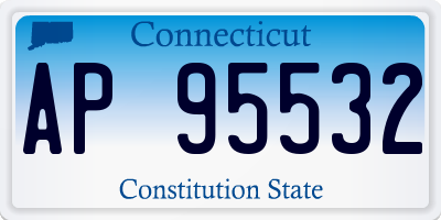 CT license plate AP95532