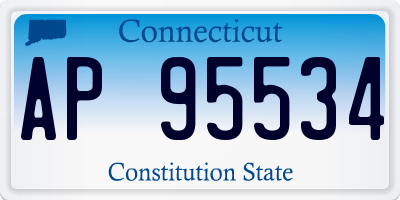 CT license plate AP95534