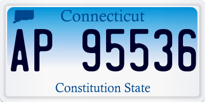 CT license plate AP95536