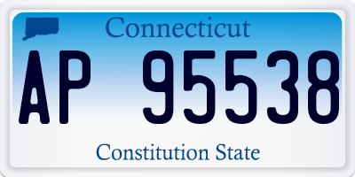 CT license plate AP95538