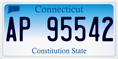 CT license plate AP95542