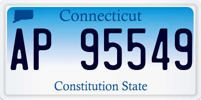 CT license plate AP95549