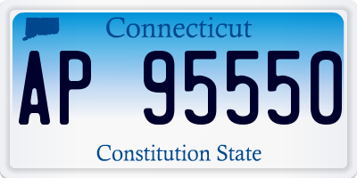 CT license plate AP95550