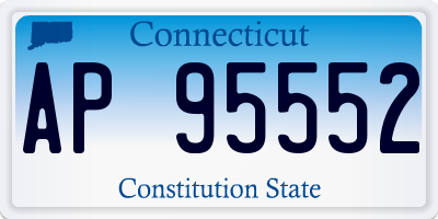 CT license plate AP95552