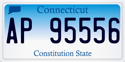 CT license plate AP95556