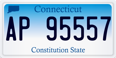 CT license plate AP95557