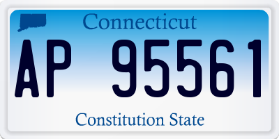 CT license plate AP95561