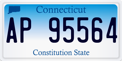 CT license plate AP95564